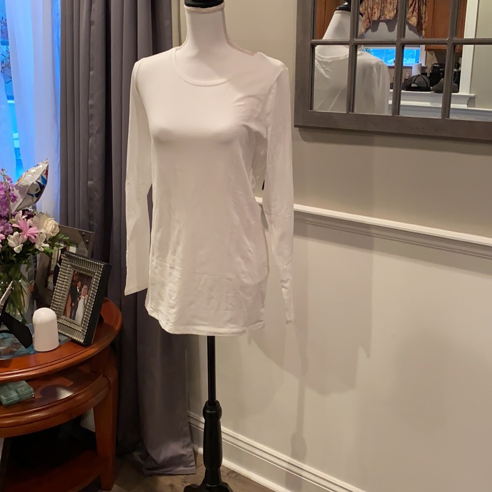 The limited white long sleeve tee